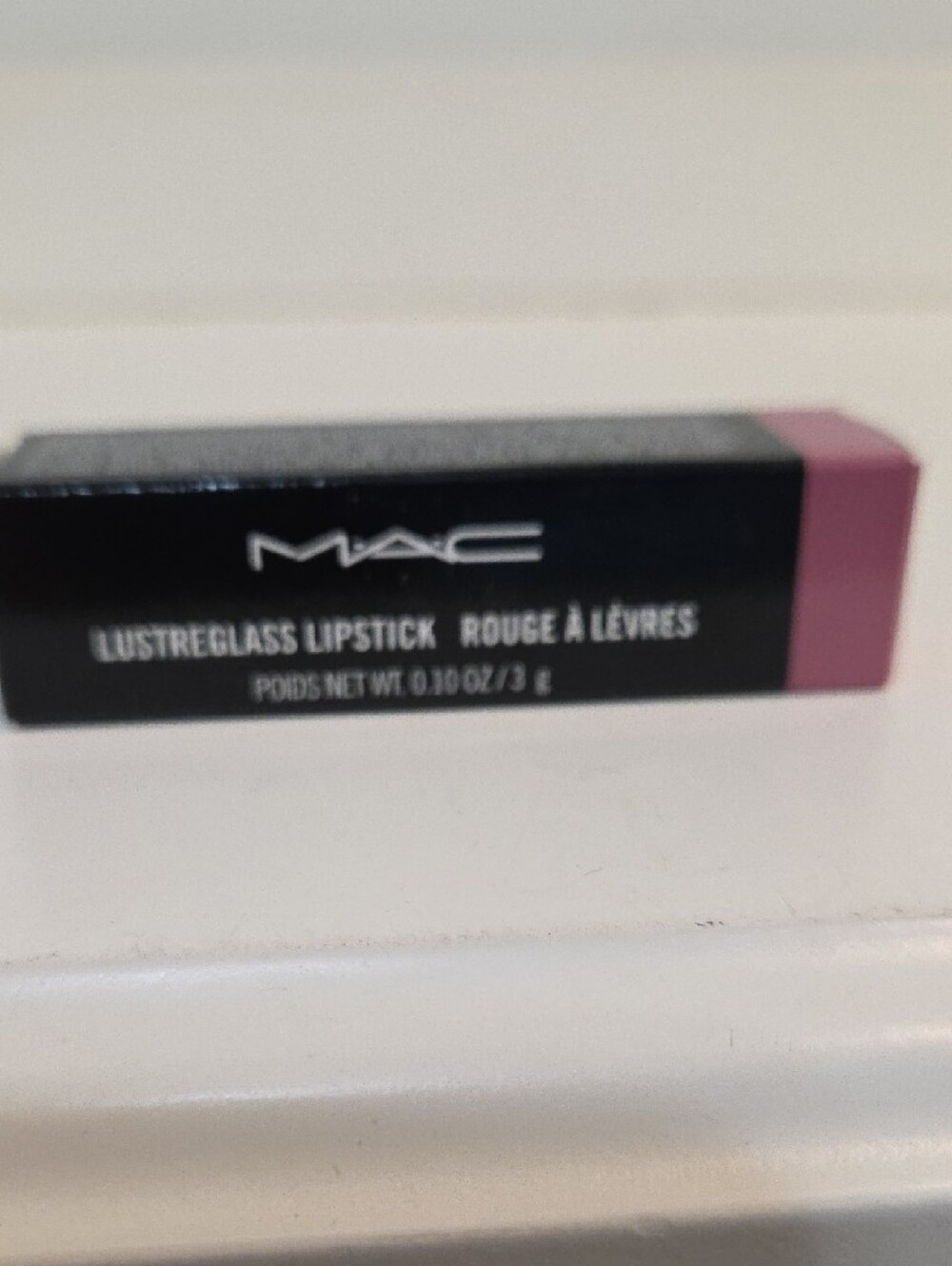 MAC Not Humble Just Bragging  Lustreglass Lipstick (Discontinued) NIB - Picture 3 of 8